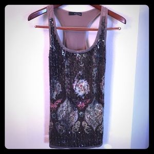 Sequined mini dress NWOT